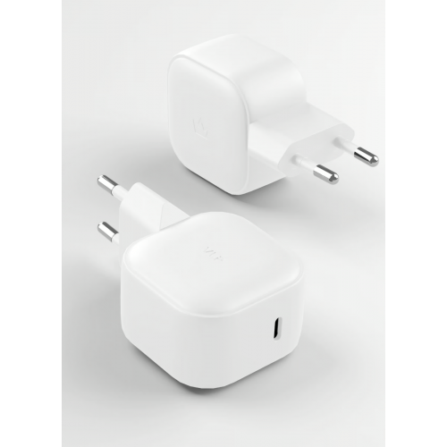 Сетевое зарядное устройство "vlp" G-CHarge 60 Вт USB-C, PD, PPS, Белый